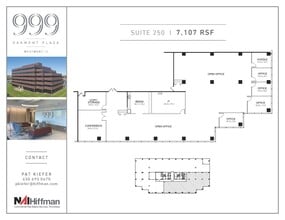 999 Oakmont Plaza Dr, Westmont, IL for lease Floor Plan- Image 2 of 2