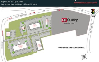 Plus de détails pour NE CORNER HWY 114 B.C. RHOME, Rhome, TX - Terrain à vendre