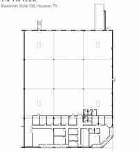 Beltway 8 @ Bissonnet St, Houston, TX à louer Plan d’étage- Image 2 de 3