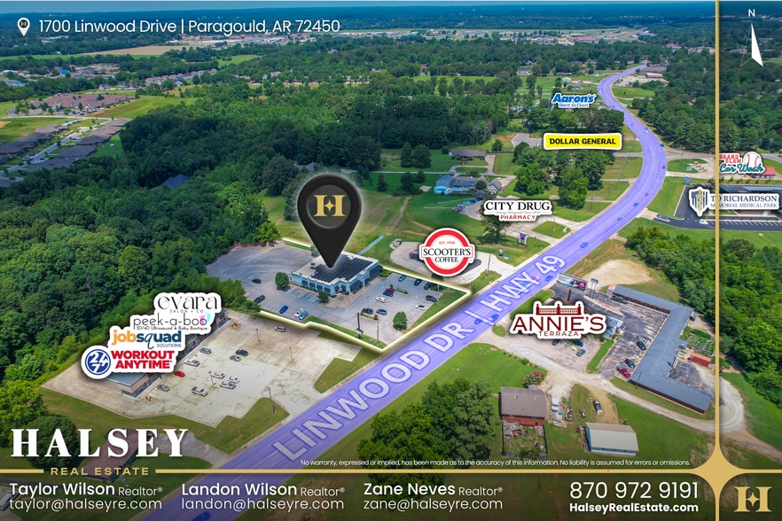 1700 Linwood Dr, Paragould, AR for sale - Building Photo - Image 3 of 5