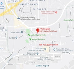 3579 Mather Field Rd, Rancho Cordova, CA - Aerial map view