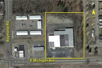 923 E Michigan Ave, Battle Creek, MI - AERIAL  map view