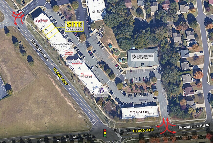 15025 Lancaster Hwy, Charlotte, NC for lease - Aerial - Image 2 of 4