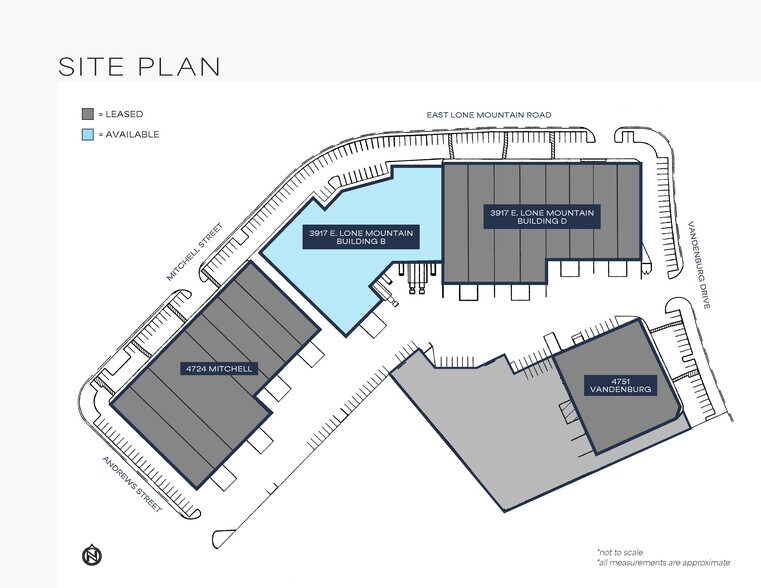 3917 E Lone Mountain Rd, North Las Vegas, NV à louer - Plan de site - Image 2 de 2