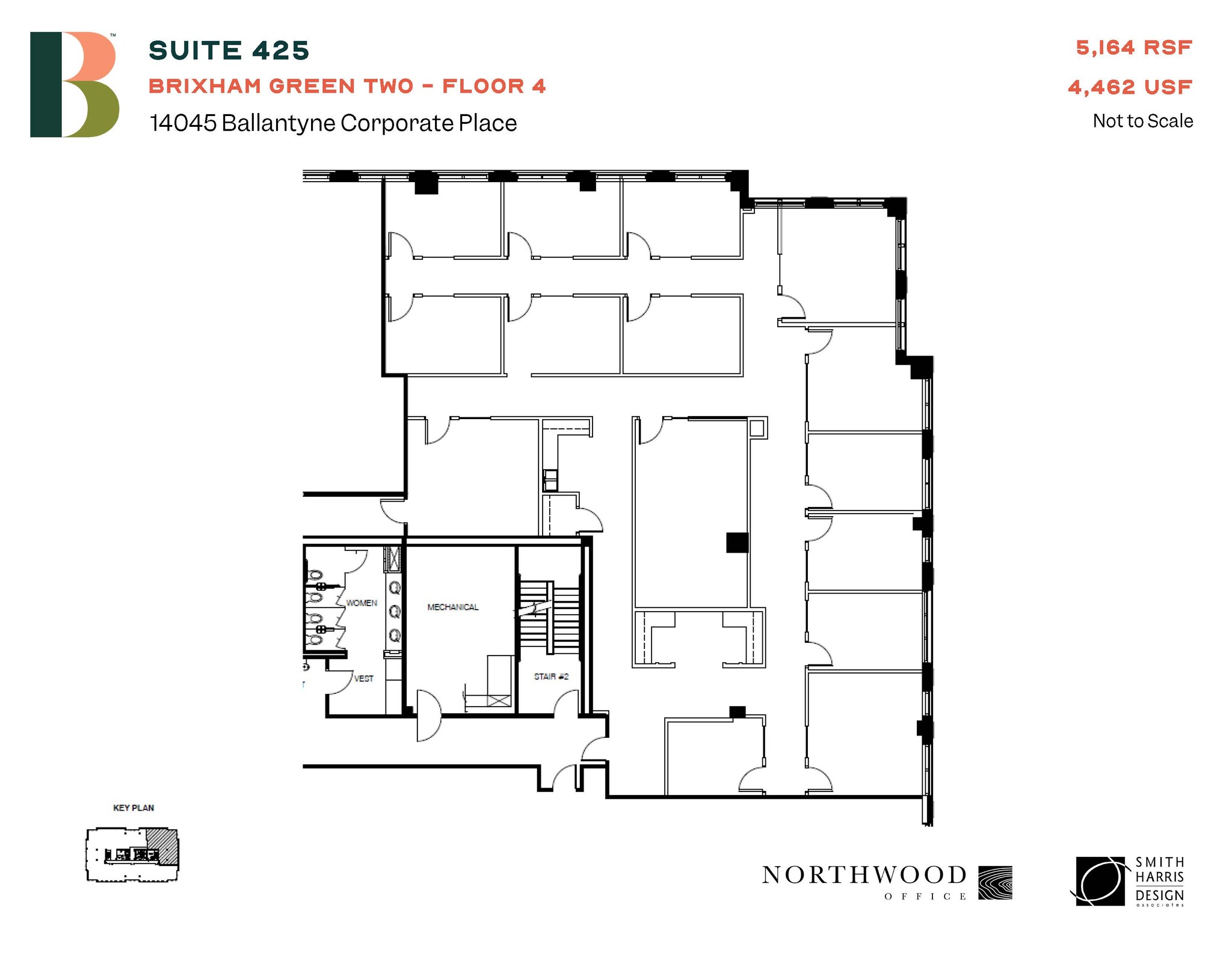 14045 Ballantyne Corporate Pl, Charlotte, NC à louer Plan d’étage- Image 1 de 1