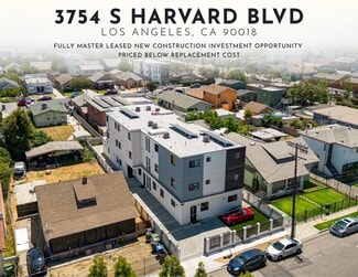 Plus de détails pour 3754 S Harvard Blvd, Los Angeles, CA - Multi-résidentiel à vendre