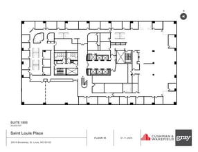200 N Broadway, Saint Louis, MO for lease Floor Plan- Image 1 of 1