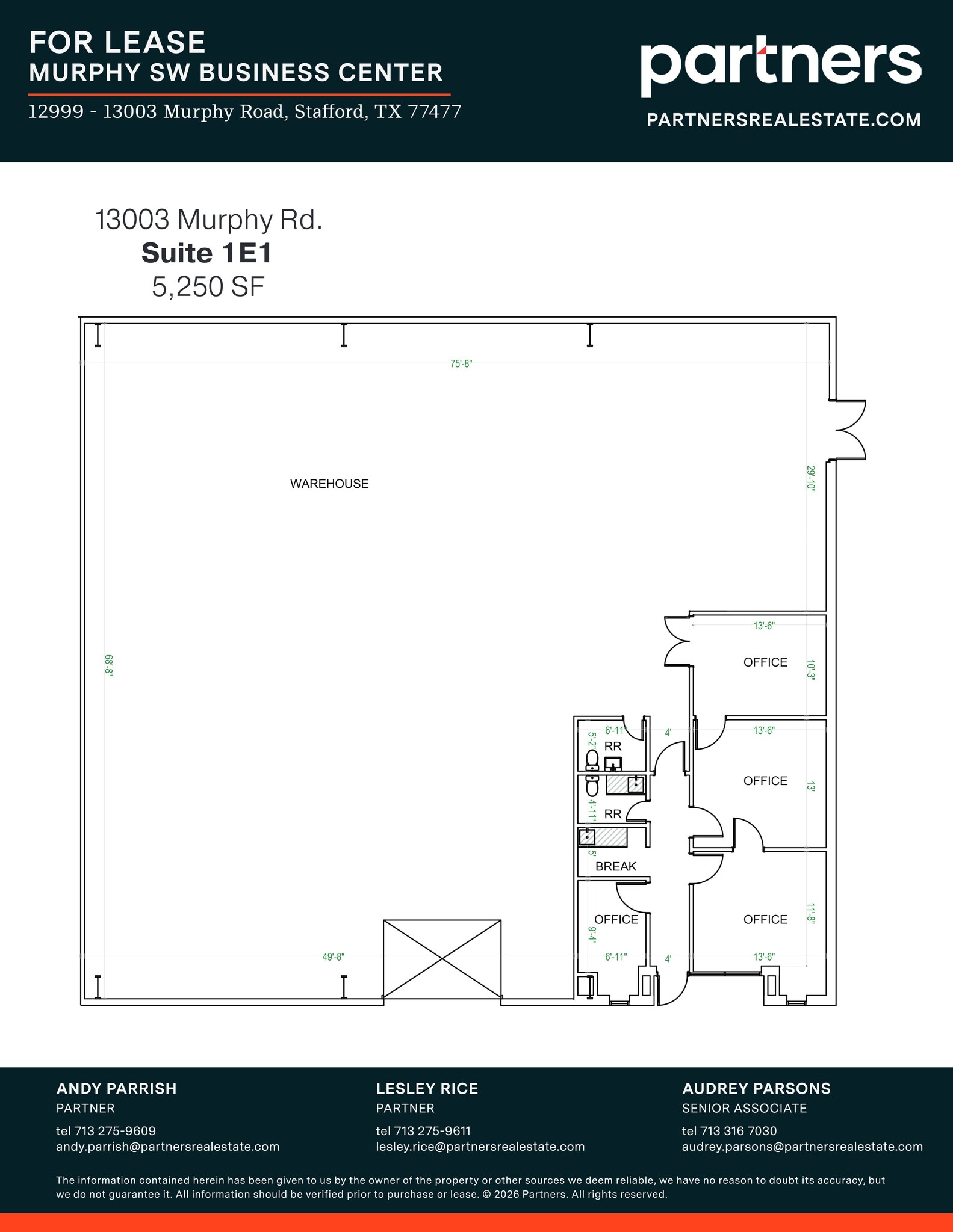 12999-13003 Murphy Rd, Stafford, TX for lease Site Plan- Image 1 of 6