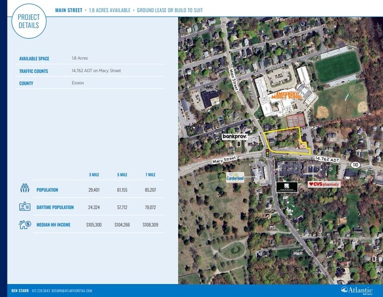 Main Street & Macy Street, Amesbury, MA for lease - Building Photo - Image 2 of 3