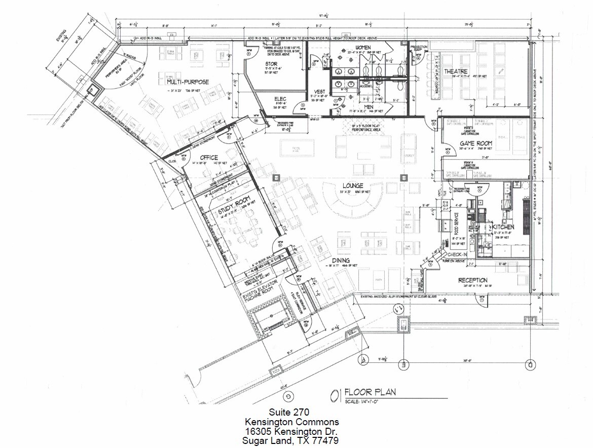 16305 Kensington Dr, Sugar Land, TX à louer Plan d’étage- Image 1 de 1