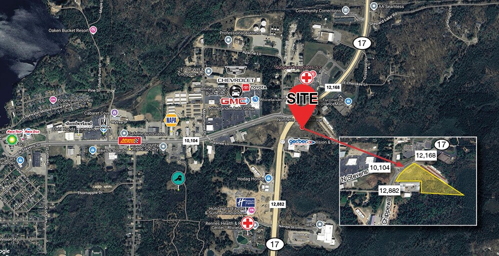 2000 N Stevens St, Rhinelander, WI à vendre Photo du bâtiment- Image 1 de 1