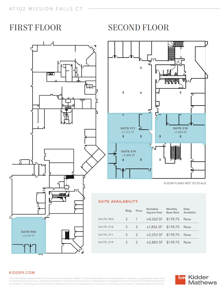 47092-47132 Mission Falls Ct, Fremont, CA for lease Floor Plan- Image 1 of 1