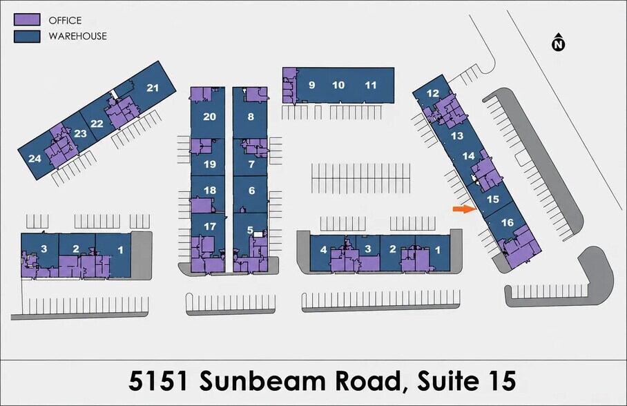5151 Sunbeam Rd, Jacksonville, FL à louer - Plan de site - Image 3 de 3