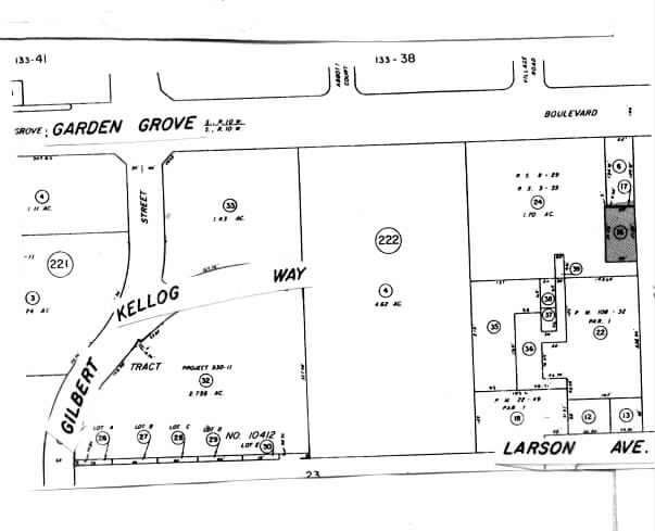 9636 Garden Grove Blvd, Garden Grove, CA for lease - Plat Map - Image 2 of 5