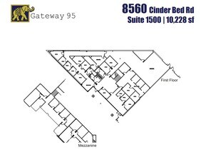 8500 Cinder Bed Rd, Lorton, VA à louer Plan d’étage- Image 1 de 1