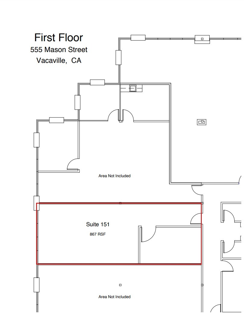 555 Mason St, Vacaville, CA à louer Plan d  tage- Image 1 de 1