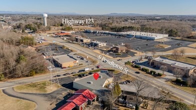 1088 S Pendleton St, Easley, SC - Aérien Vue de la carte - Image1