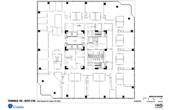 3280 Peachtree Rd, Atlanta, GA à louer Plan d’étage type- Image 1 de 4