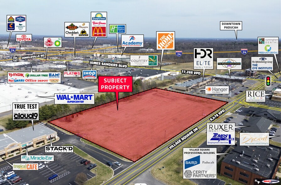 4735 Village Square Dr, Paducah, KY à vendre - Photo du bâtiment - Image 1 de 9