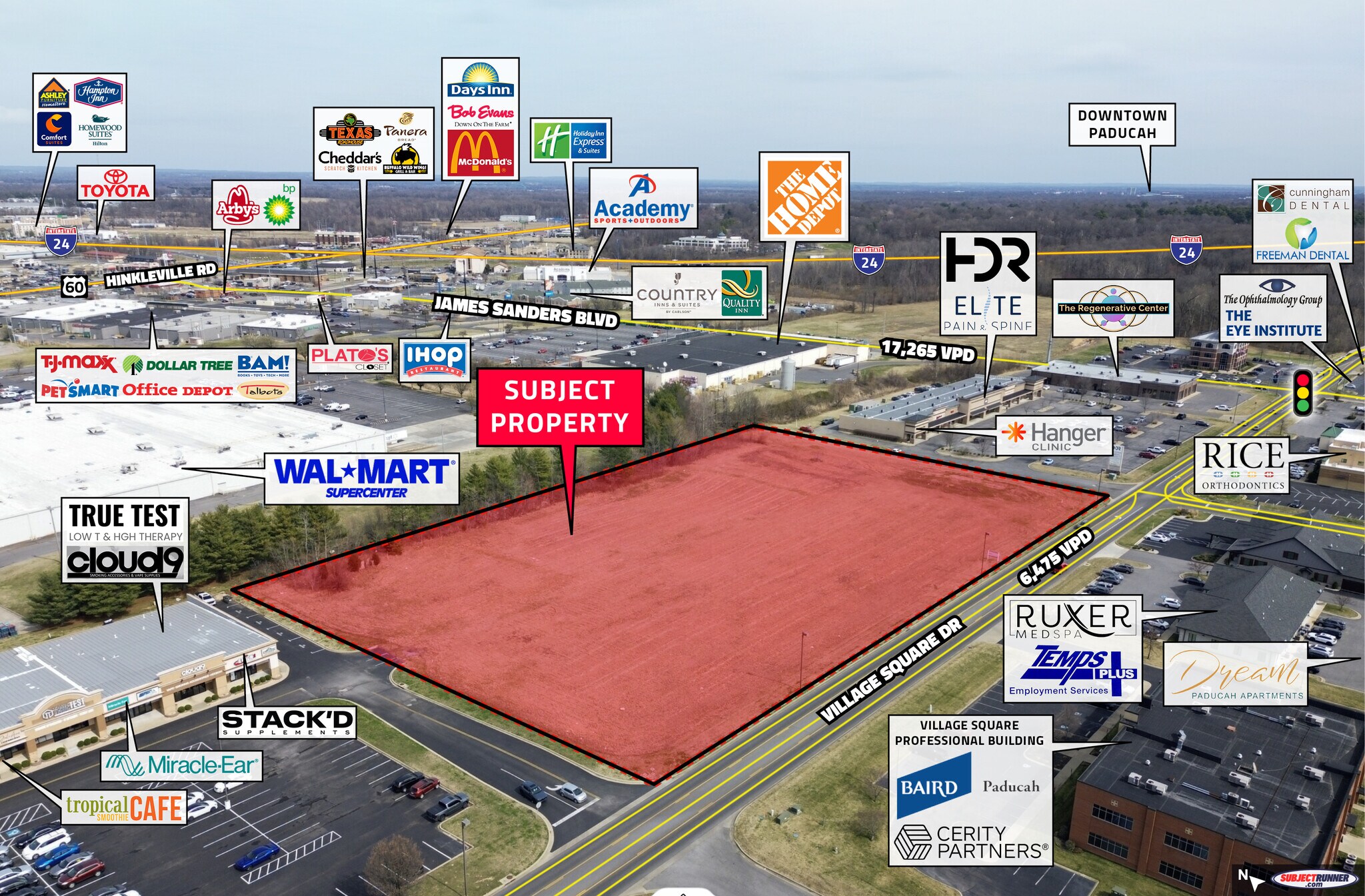4735 Village Square Dr, Paducah, KY à vendre Photo du bâtiment- Image 1 de 10
