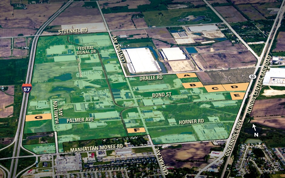 Bond Street, University Park, IL à vendre - Aérien - Image 2 de 2