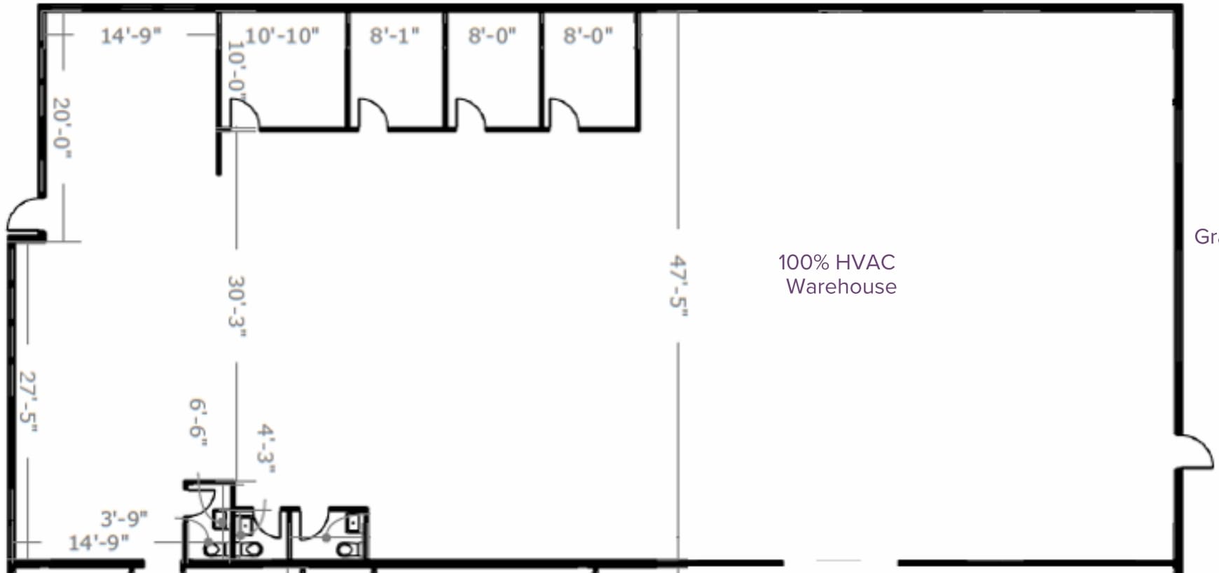 13300 McCormick Dr, Tampa, FL for lease Floor Plan- Image 1 of 2