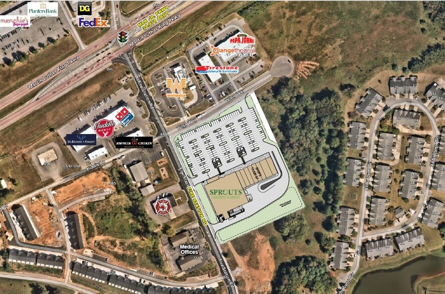 575 Fire Station Rd, Clarksville, TN for lease - Aerial - Image 3 of 3