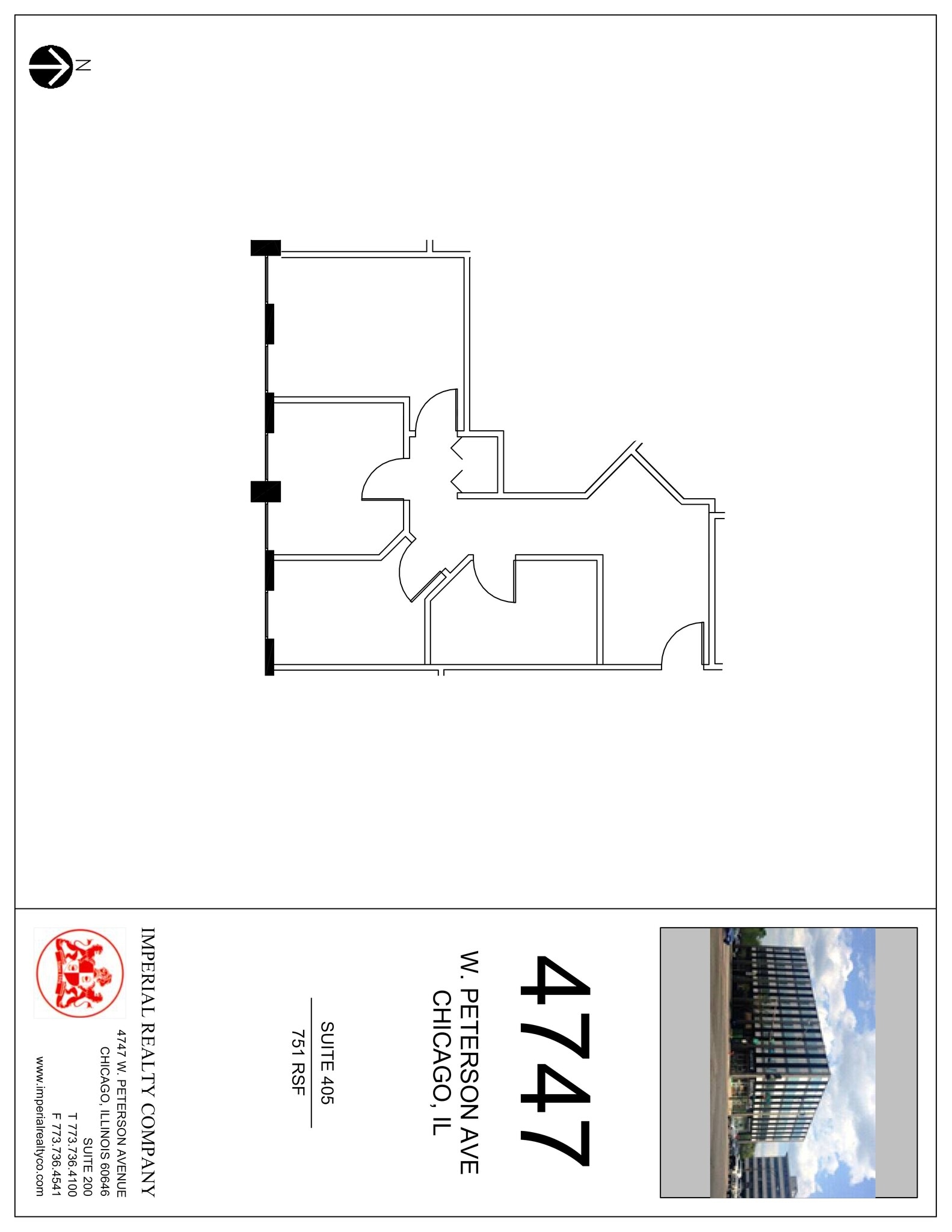 4747 W Peterson Ave, Chicago, IL for lease Site Plan- Image 1 of 1