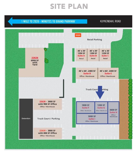 22628 Kuykendahl Rd, Spring, TX à louer - Photo du bâtiment - Image 2 de 6