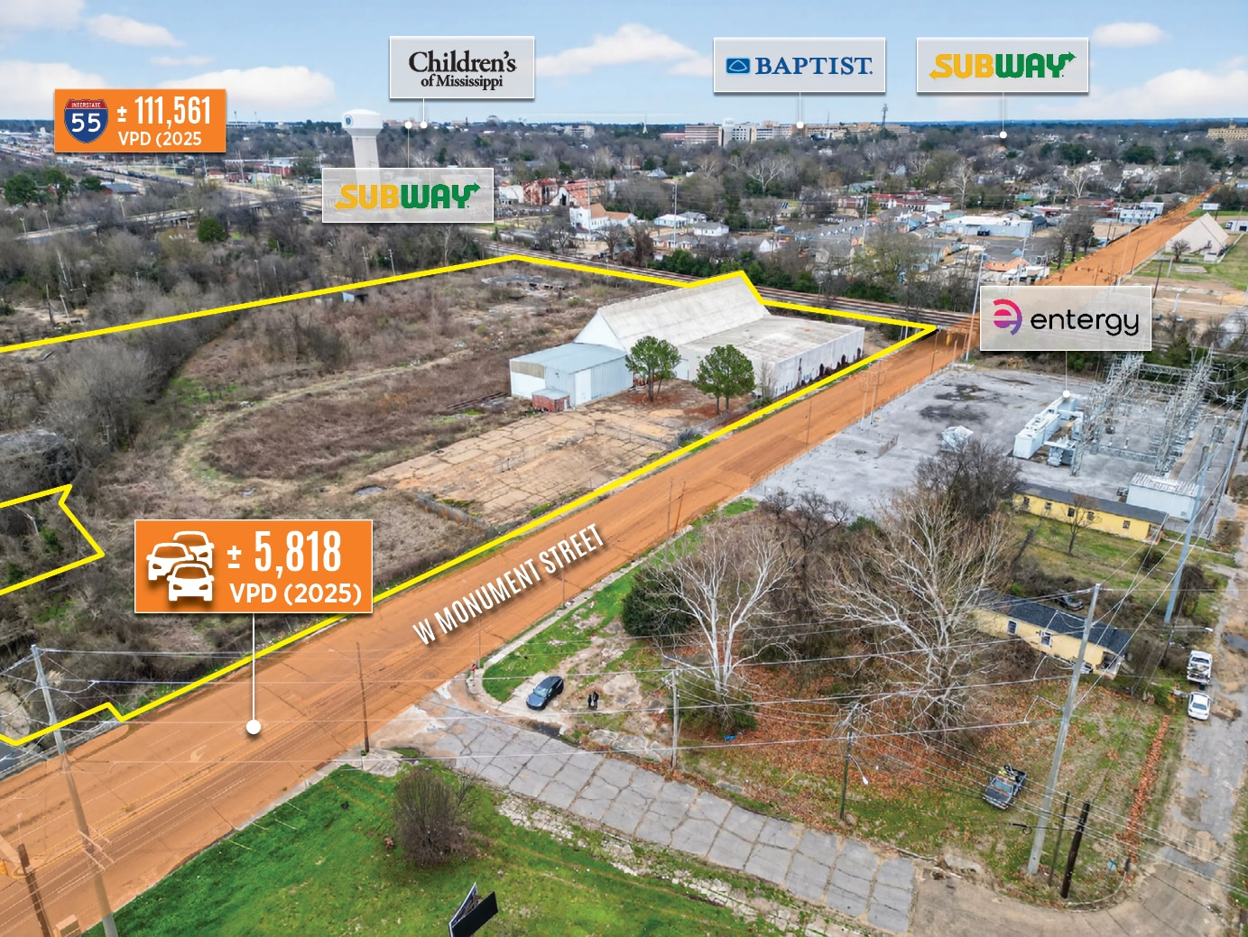 300 W Monument St, Jackson, MS for sale Primary Photo- Image 1 of 18