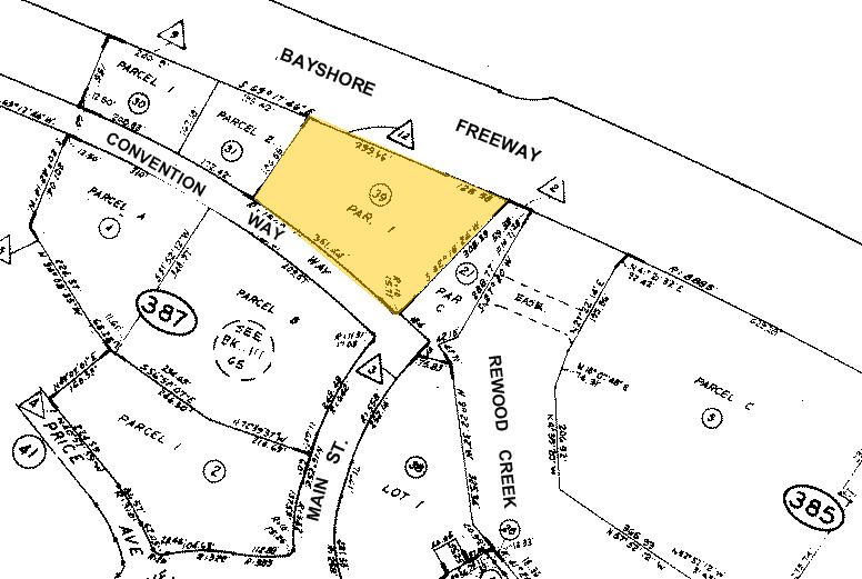 350 Convention Way, Redwood City, CA à louer - Plan cadastral - Image 2 de 2