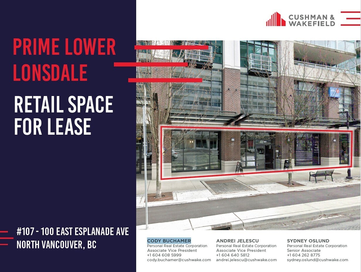 100 Esplanade Espl E, North Vancouver, BC for lease Primary Photo- Image 1 of 10