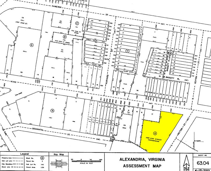 1500-1504 King St, Alexandria, VA for sale - Plat Map - Image 2 of 12