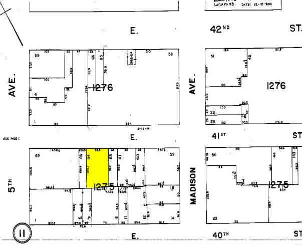 12 E 41st St, New York, NY for lease - Plat Map - Image 3 of 9