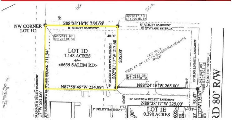 635 Salem Rd, Conway, AR à vendre - Plan de site - Image 2 de 2