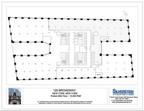 120 Broadway, New York, NY à louer Plan d’étage- Image 2 de 4