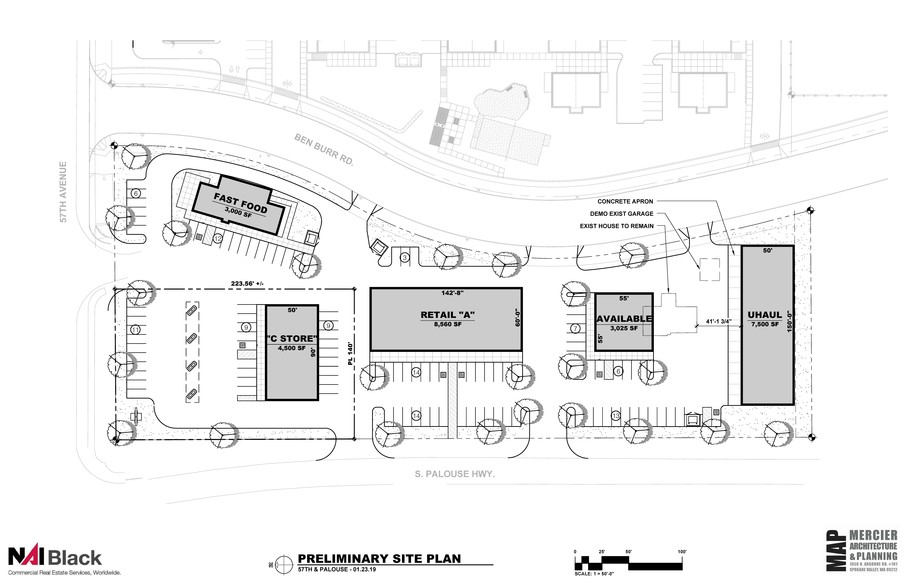 57th Avenue & Palouse Hwy, Spokane, WA for lease - Building Photo - Image 2 of 2