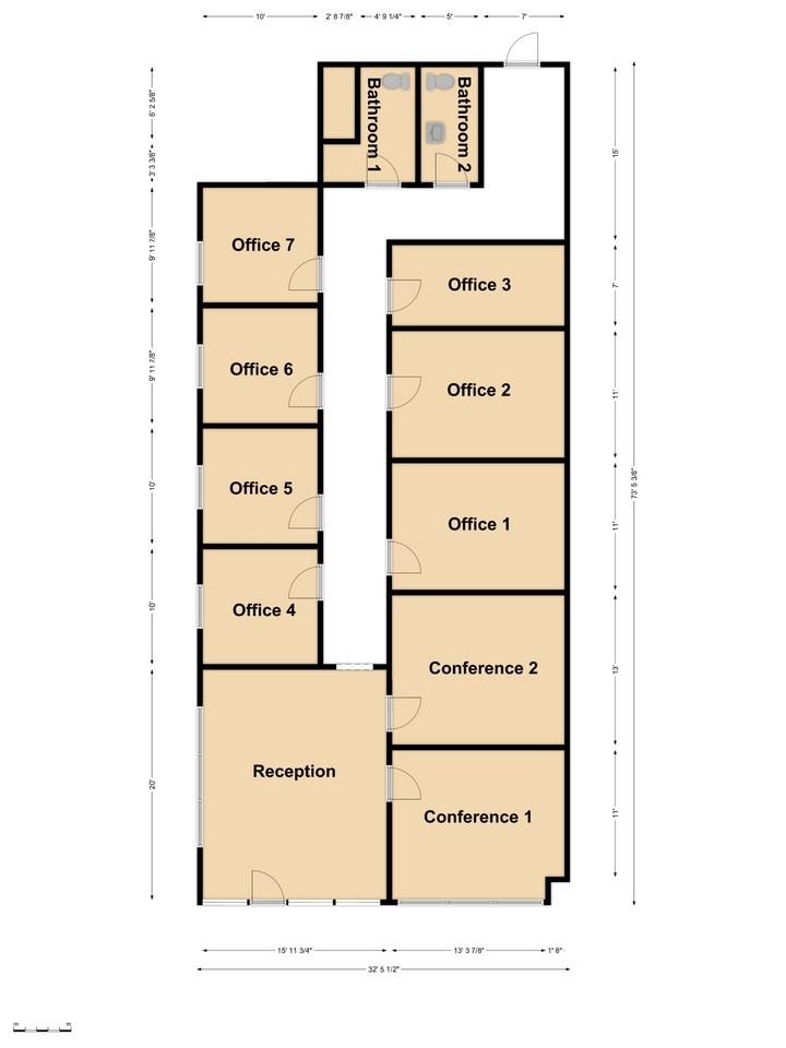 5312 Park Springs Blvd, Arlington, TX for lease Typical Floor Plan- Image 1 of 1