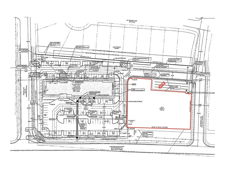 Hat Bender Loop & Louis Henna blvd, Round Rock, TX à vendre - Plan de site - Image 2 de 2