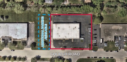840 Church Rd, Elgin, IL - Aerial  map view