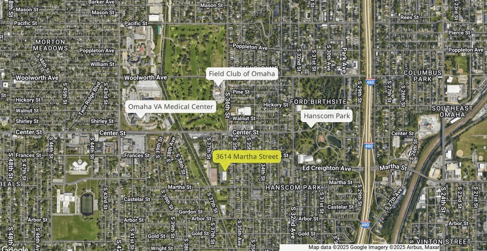 3614 Martha St, Omaha, NE for lease - Aerial - Image 3 of 3