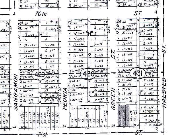 818-824 W 71st St, Chicago, IL for sale - Plat Map - Image 2 of 4
