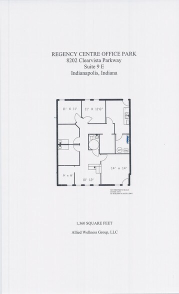 8202 Clearvista Parkway, Indianapolis, IN à louer - Plan d’étage - Image 3 de 4