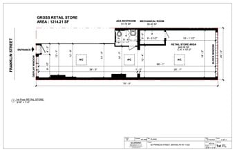 82 Franklin St, Brooklyn, NY à louer Plan d’étage- Image 2 de 2
