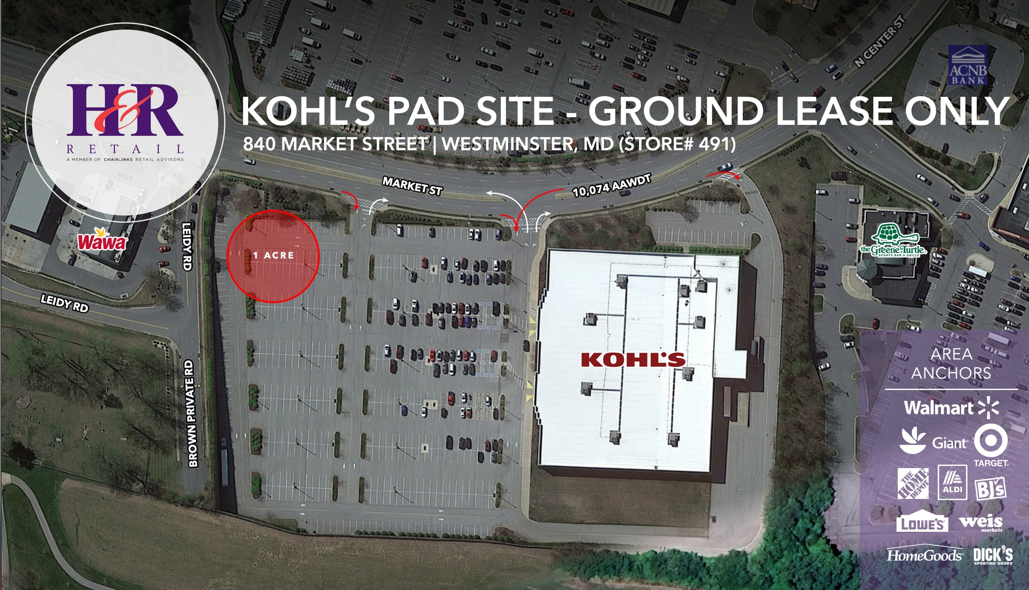 840 Market St, Westminster, MD for lease Aerial- Image 1 of 2