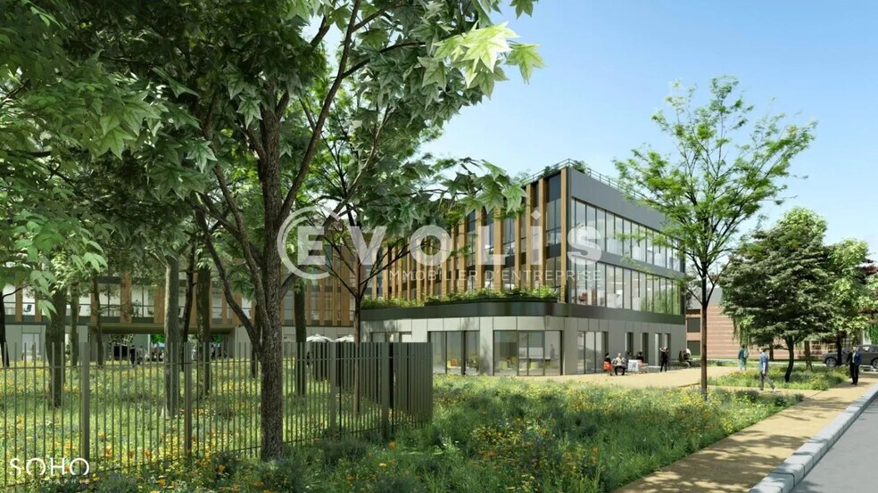 1 Rue Albert Einstein, Champs-sur-Marne à louer - Photo du bâtiment - Image 2 de 3