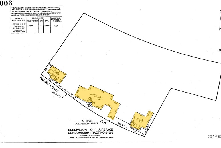 1802-1820 S Pacific Coast Hwy, Redondo Beach, CA for lease - Plat Map - Image 3 of 6