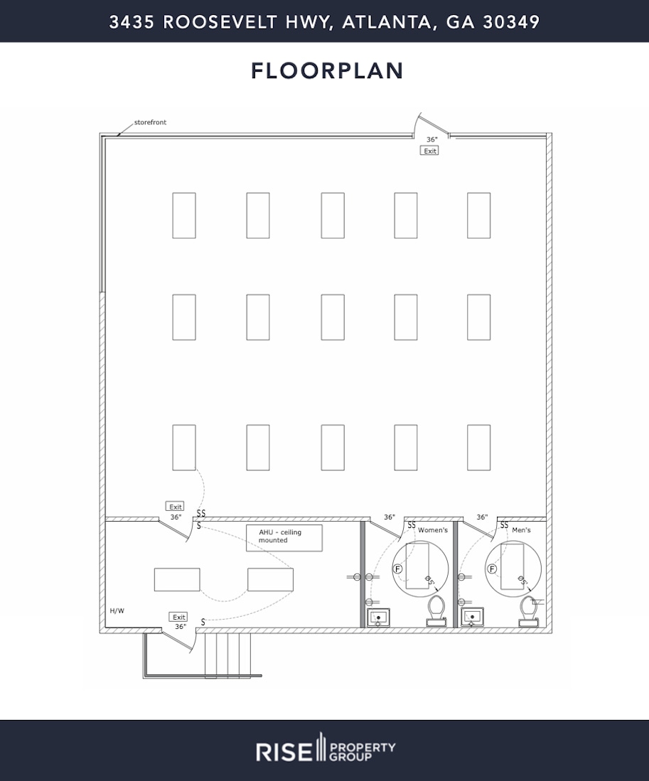 3435-3461 Roosevelt Hwy, Red Oak, GA for lease Floor Plan- Image 1 of 1
