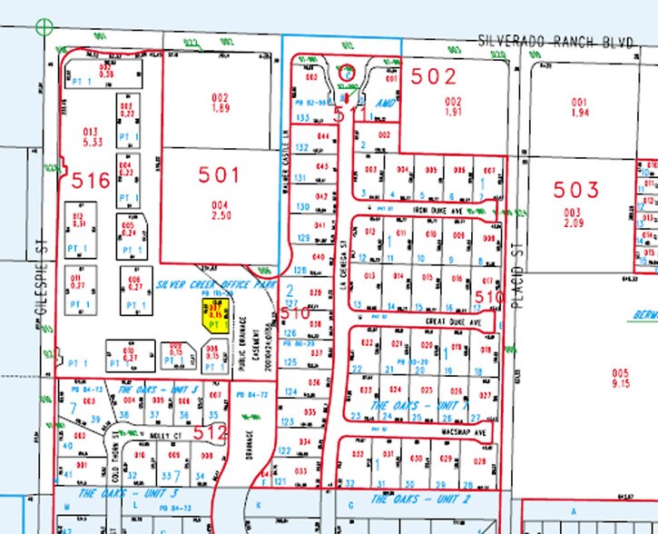 9824 Gilespie St, Las Vegas, NV à vendre - Plan cadastral - Image 3 de 3