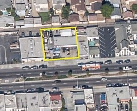 2889 W Valley Blvd, Alhambra, CA - Aérien Vue de la carte